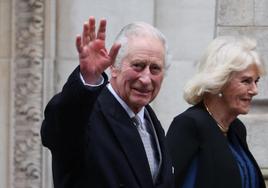 King Charles III and Queen Camilla in a recent photo.