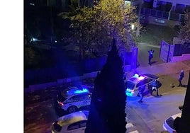 Footage of Local Police and Guardia Civil patrols at the Parque Victoria residential area in Rincón de la Victoria.