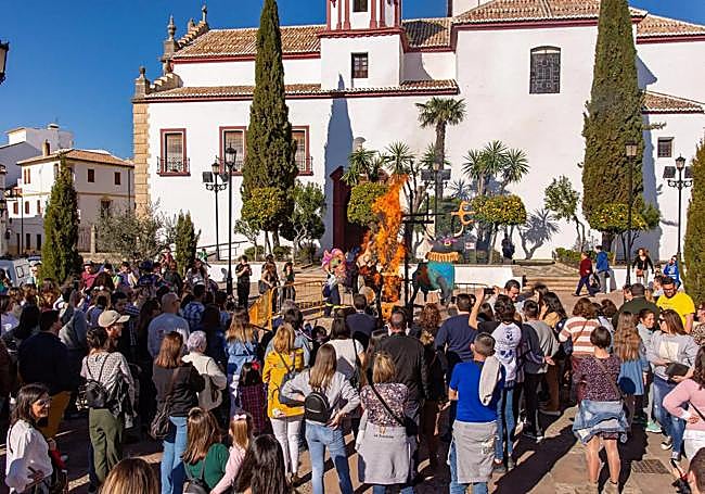 Burning of the Doll in Ronda.