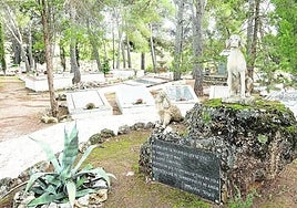 The private pet cemetery in Arganda del Rey in Madrid with more than 8,500 animals buried