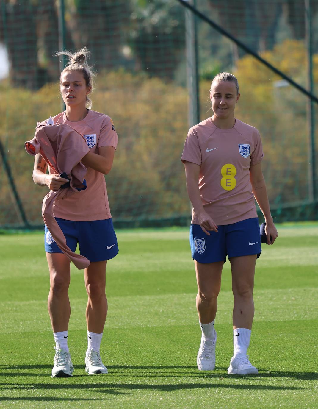 Lionesses train in Marbella - in pictures
