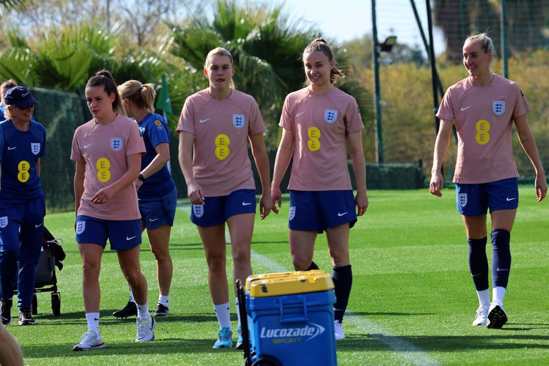 Lionesses train in Marbella - in pictures
