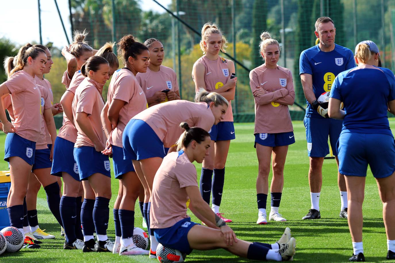 Lionesses train in Marbella - in pictures