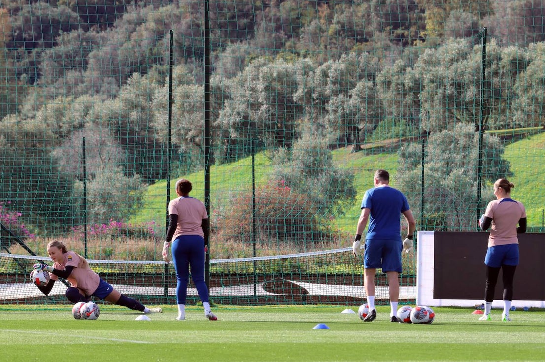 Lionesses train in Marbella - in pictures