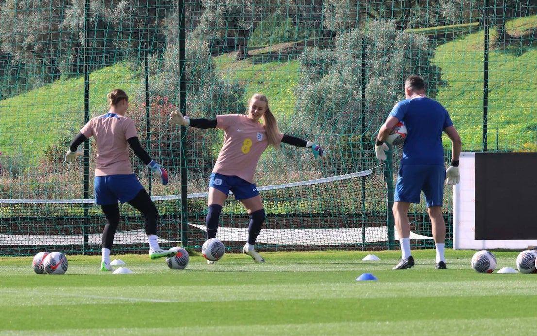Lionesses train in Marbella - in pictures