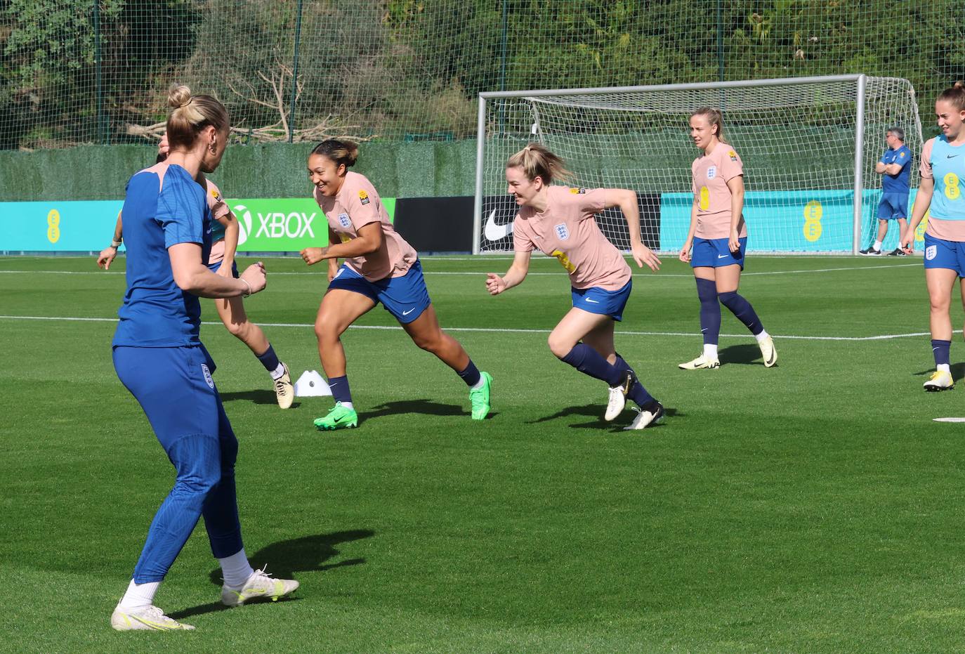 Lionesses train in Marbella - in pictures