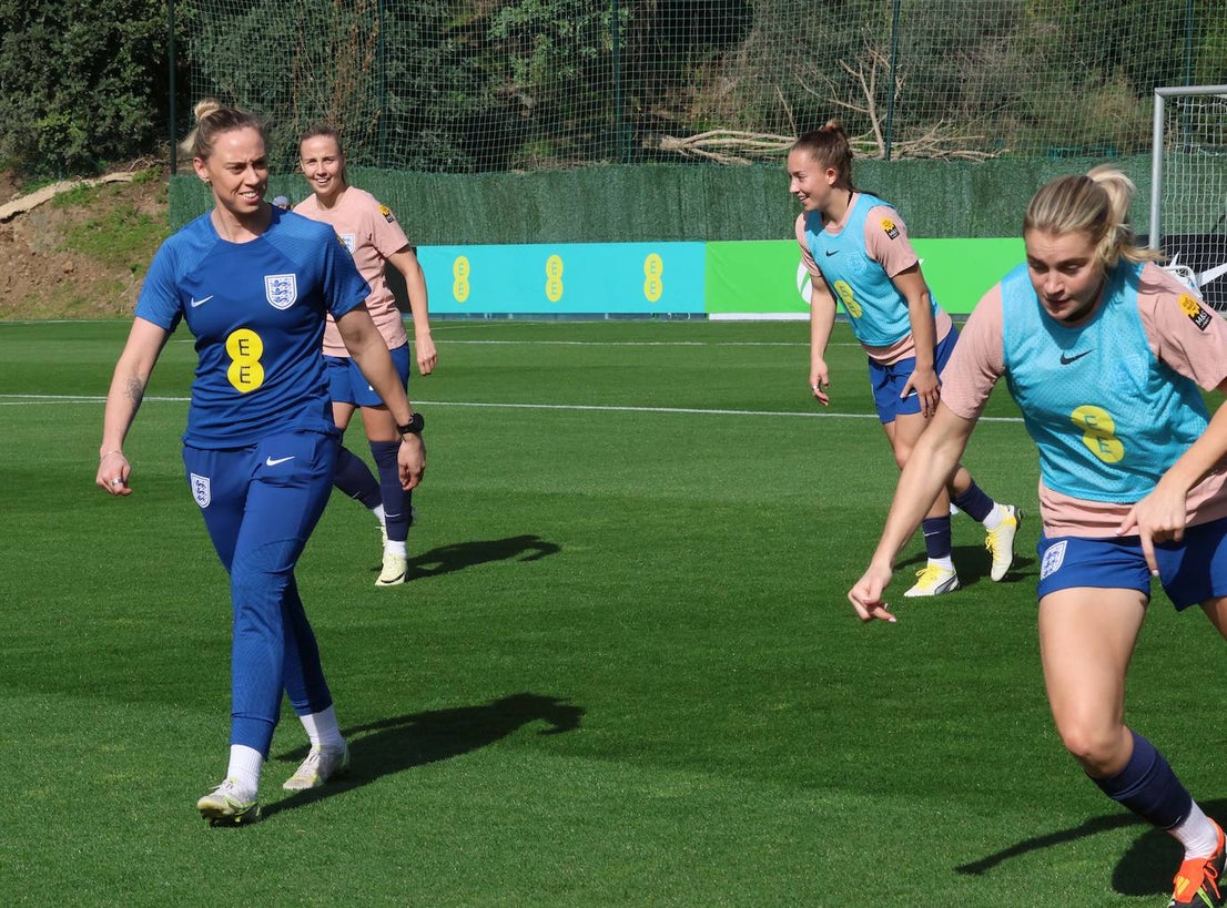 Lionesses train in Marbella - in pictures