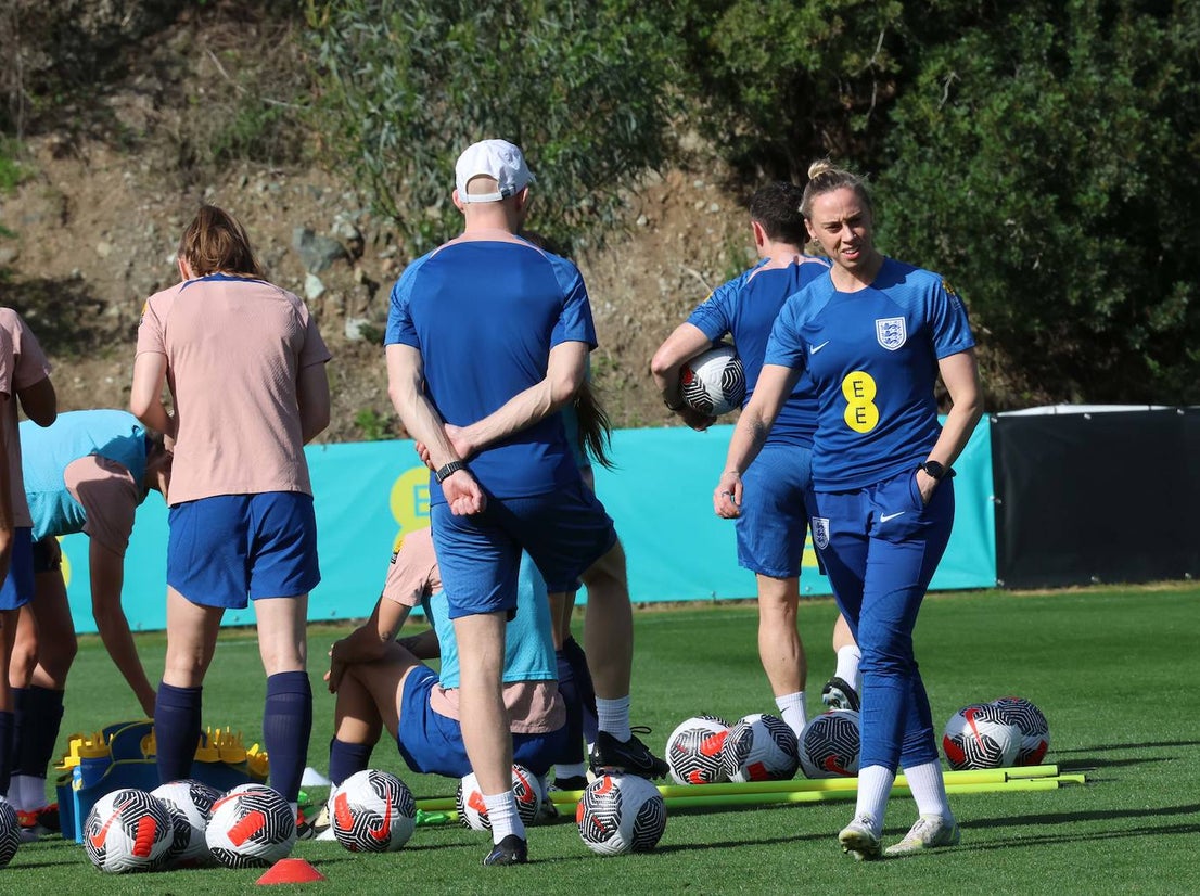 Lionesses train in Marbella - in pictures