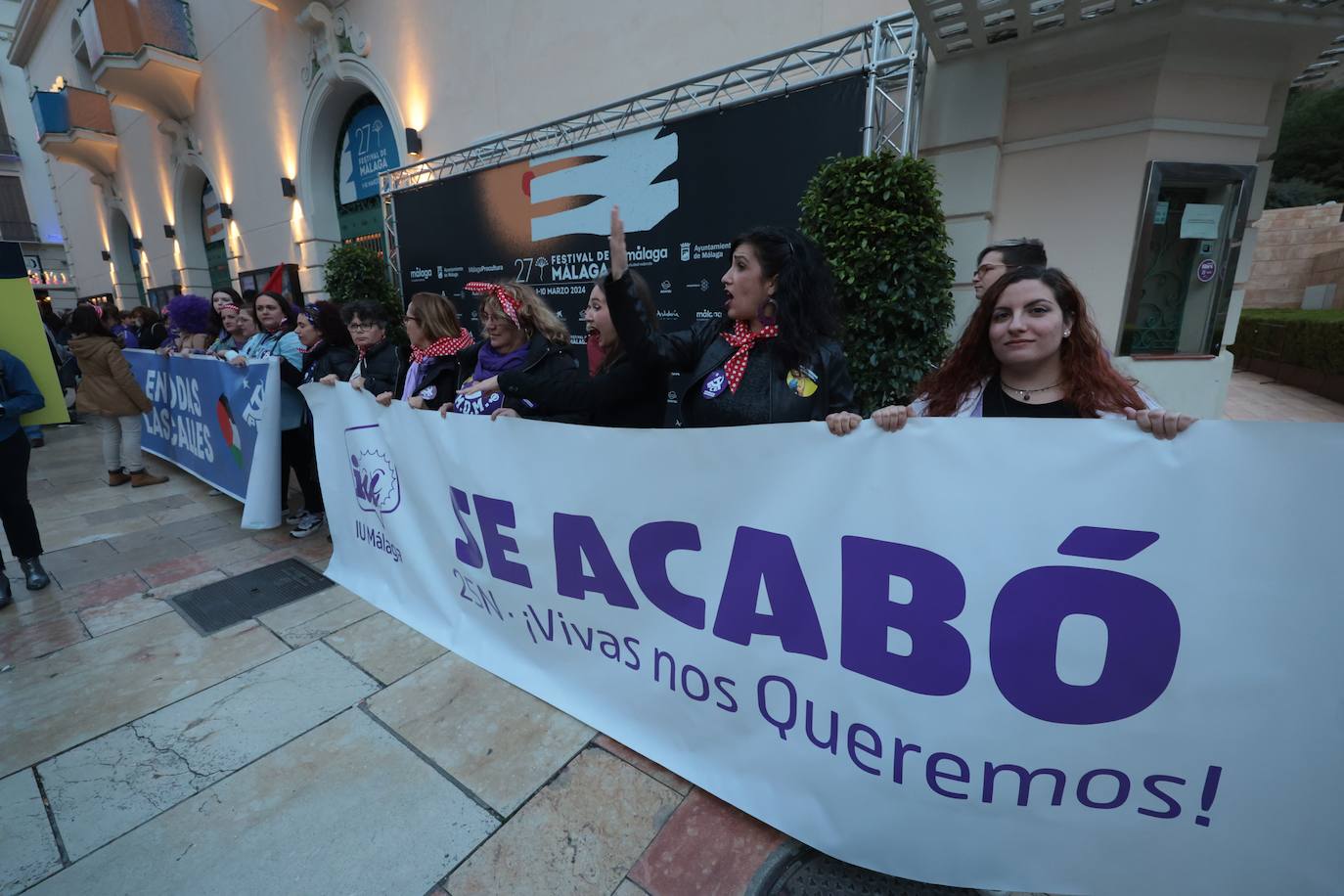 Thousands join massive women's day march in Malaga