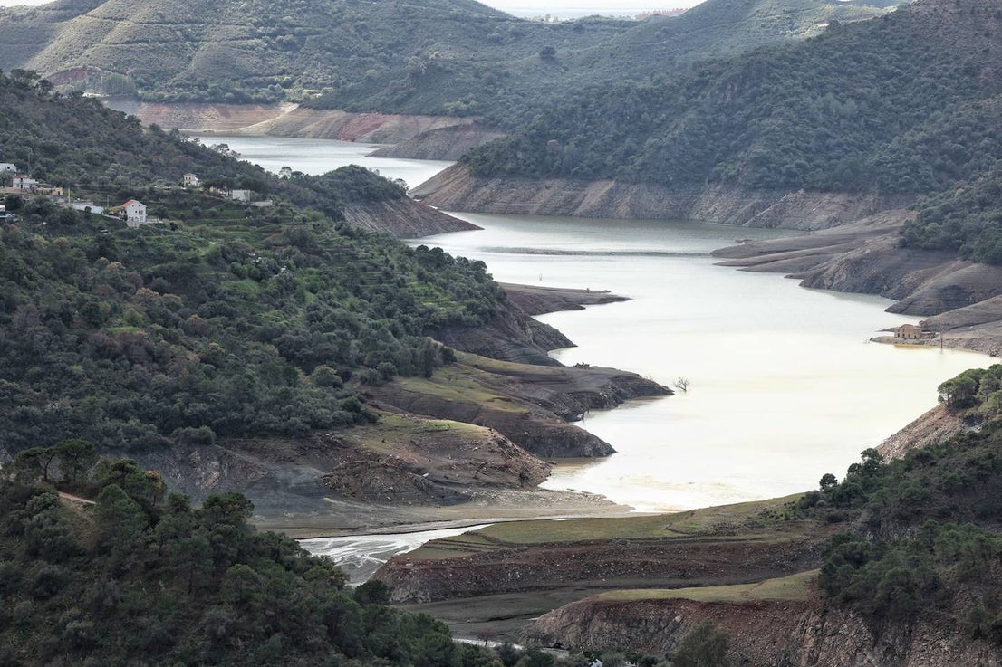 La Concepción reservoir, on Sunday