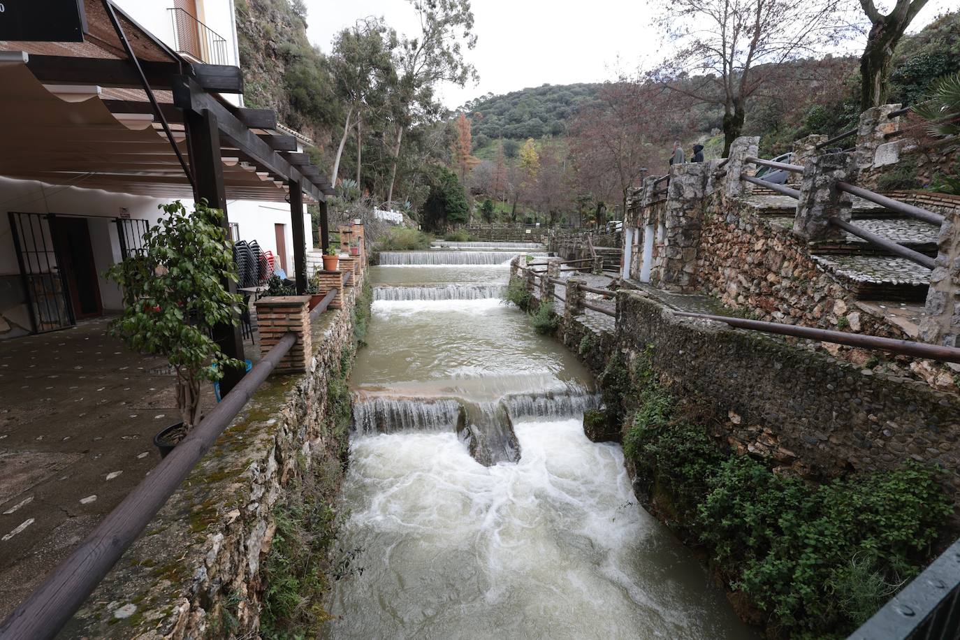 One of the sources of the Genal river, in Igualeja, on Sunday