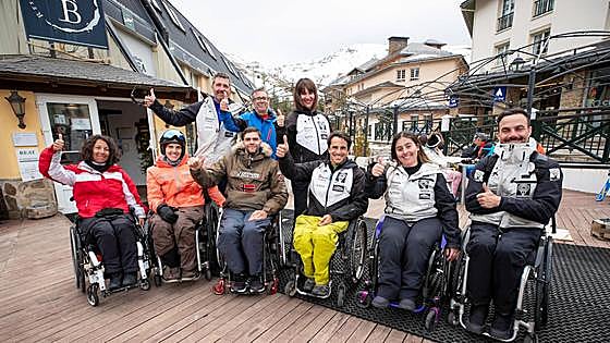 A day in Granada's Sierra Nevada mountains, the cradle of adapted skiing