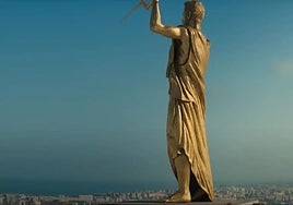 Malaga city at the feet of Zeus - one of the images unveiled by the new series Kaos.