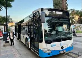 A bus in Fuengirola.