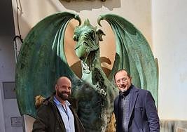 Fernando Egea from the Junta de Andalucía was joined by mayor of Soportújar Manuel Romero to see the development of its sustainability plan.