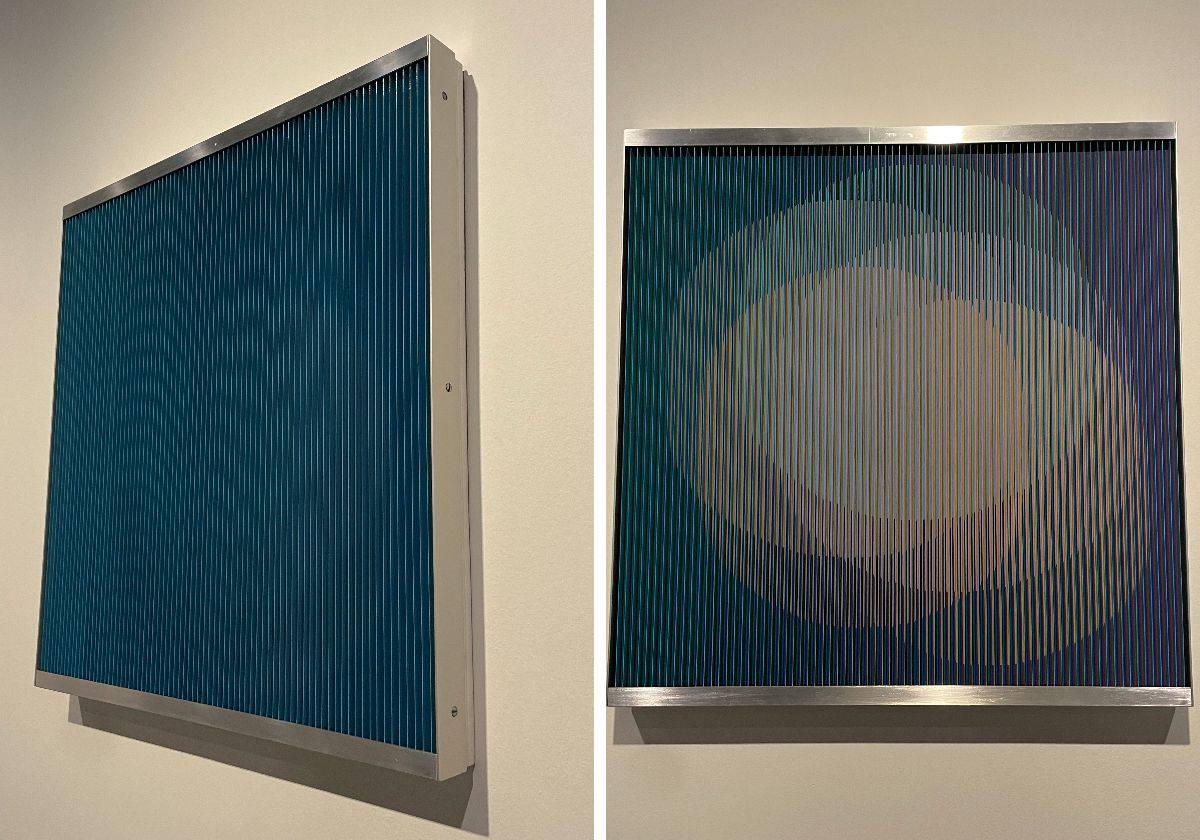 The artwork changes depending on where you stand.