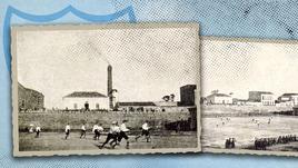 Images of a match held on 20 April 1904, originally published in the magazine Arte y Sport.