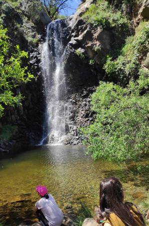Poza de la Virgen. In this well-known spot in Tolox you can see a magnificent waterfall.