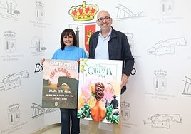 The town hall announces the spring fair.