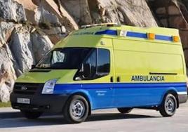 File image of an ambulance in Ourense.