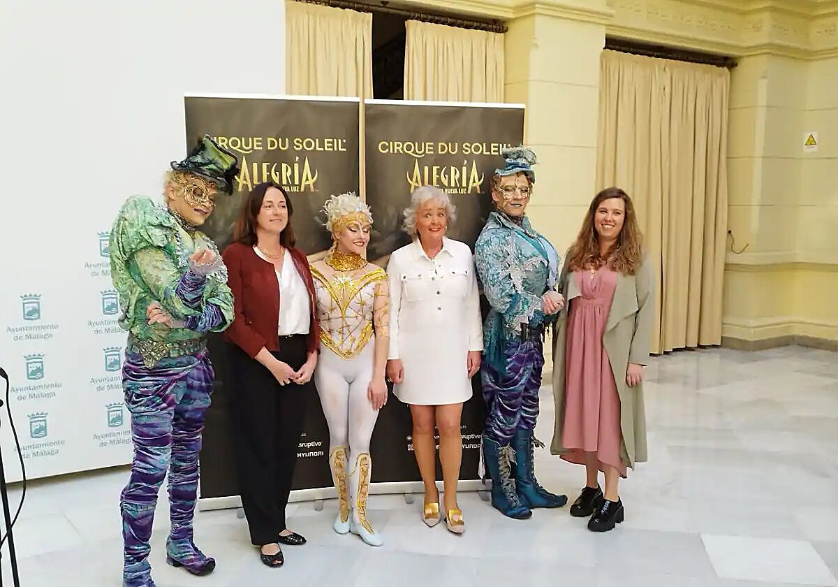 The presentation of Alegría by Cirque du Soleil.