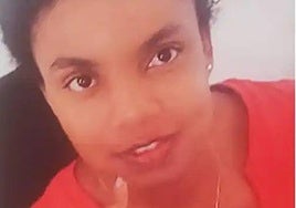 The poster with information about Cindy Nataly which has been shared by SOS Desaparecidos