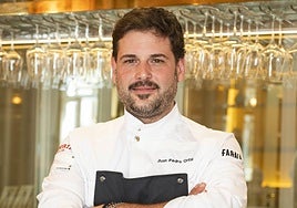 Juan Pedro Ortiz, chef at Faralá in Granada city.