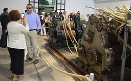 Inside Frigiliana's sugar cane factory.