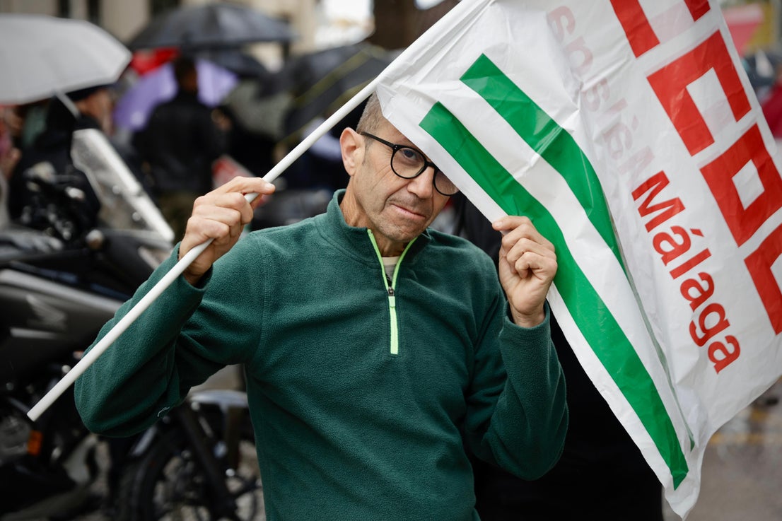 In pictures, Labour Day rally takes to the streets of Malaga