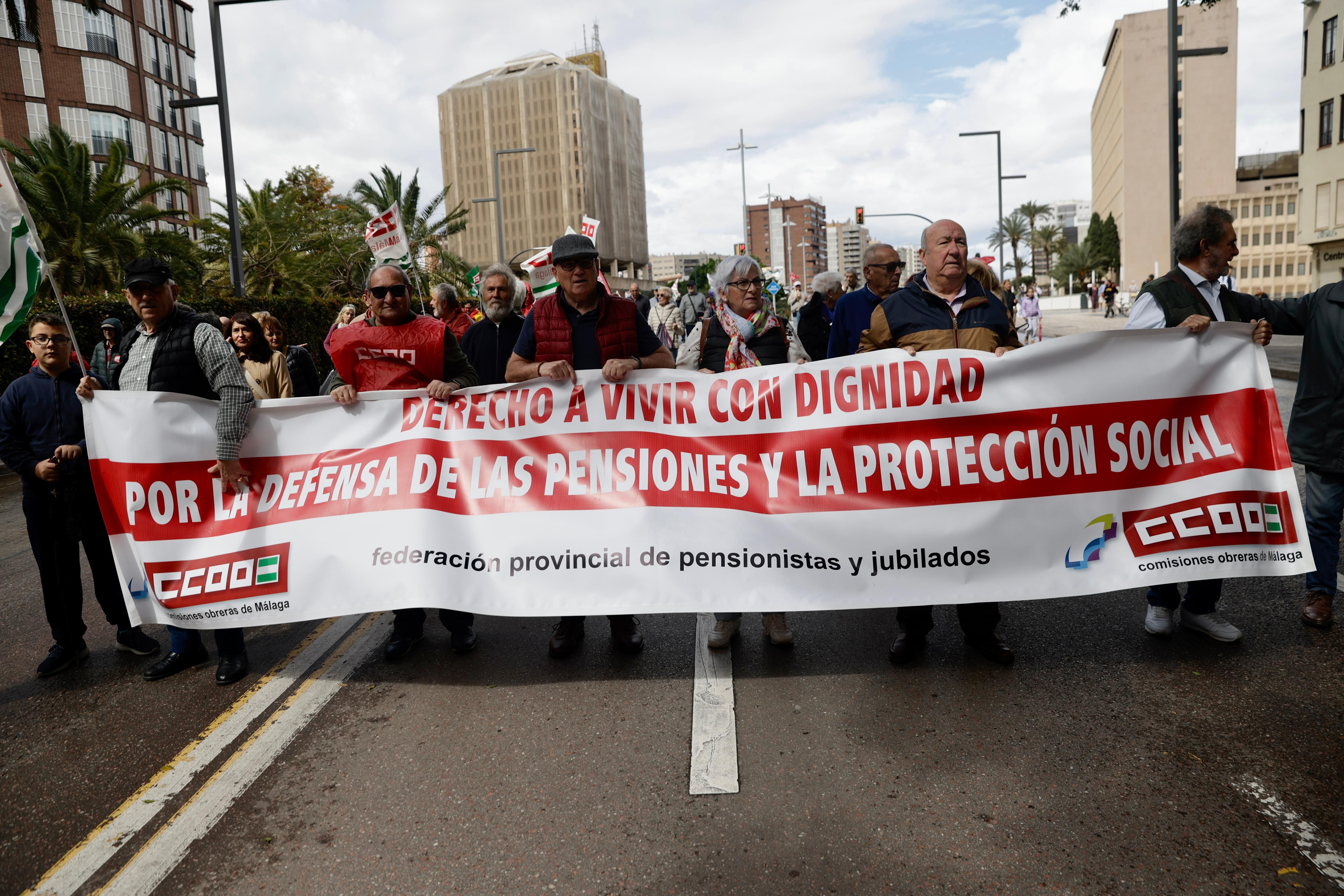 In pictures, Labour Day rally takes to the streets of Malaga