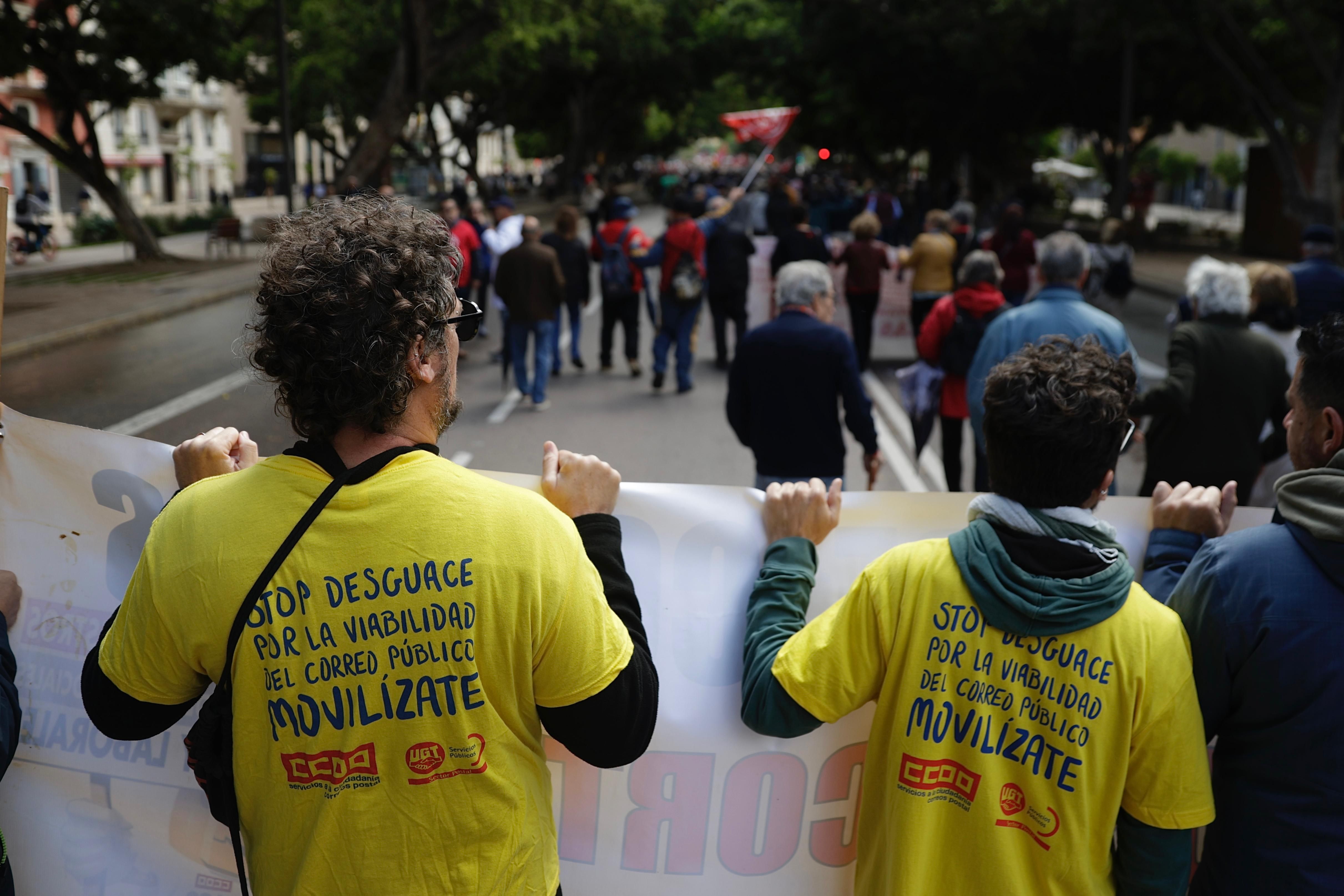 In pictures, Labour Day rally takes to the streets of Malaga