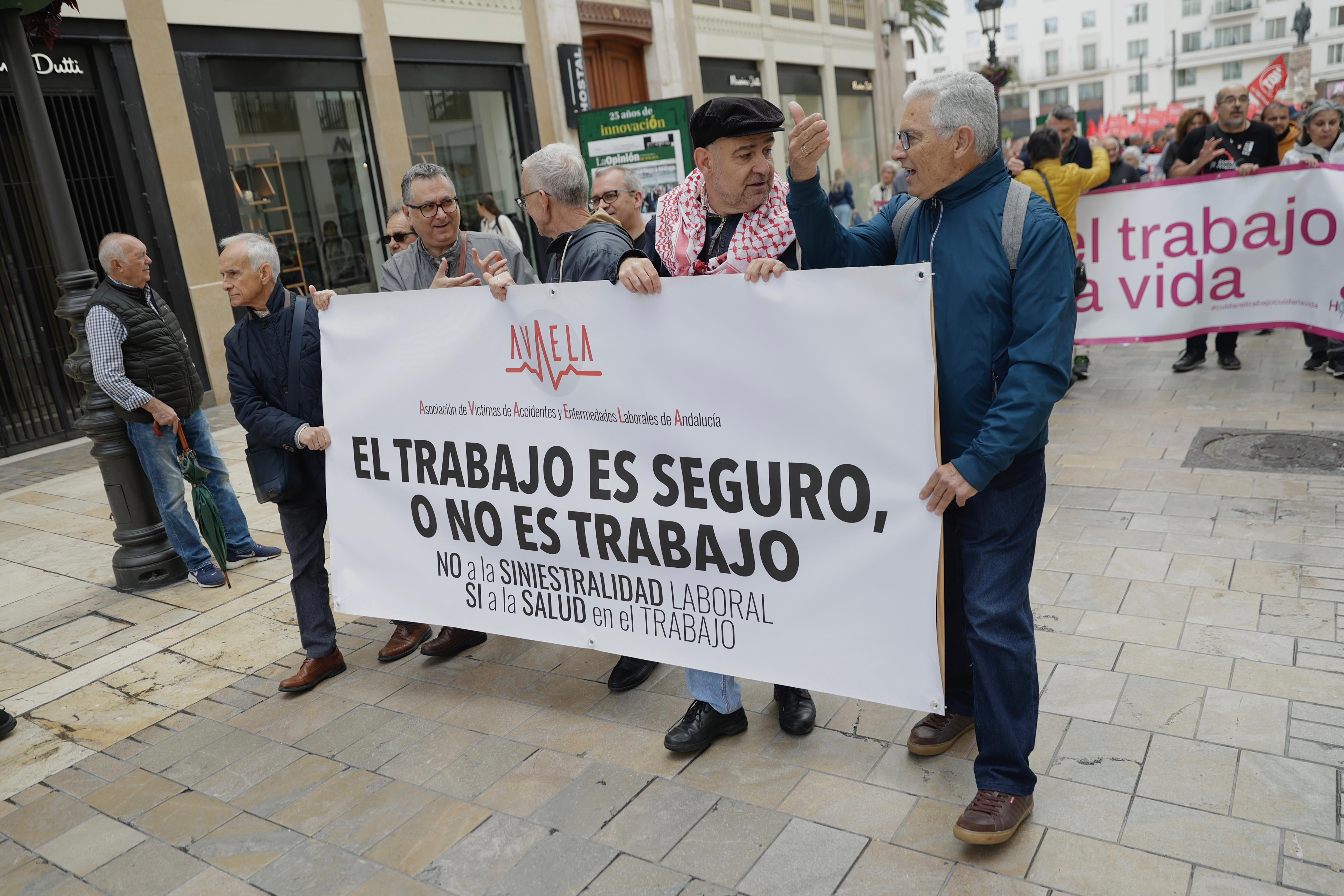 In pictures, Labour Day rally takes to the streets of Malaga