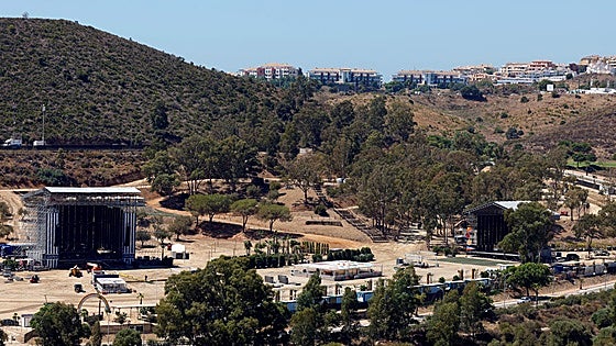 What will happen with the Cala Mijas site now the music festival won't go ahead?