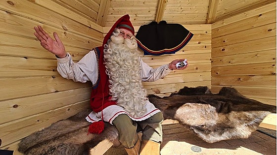 Why did Santa swap the snow in Lapland for the sunny Costa del Sol, some eight months before Christmas?