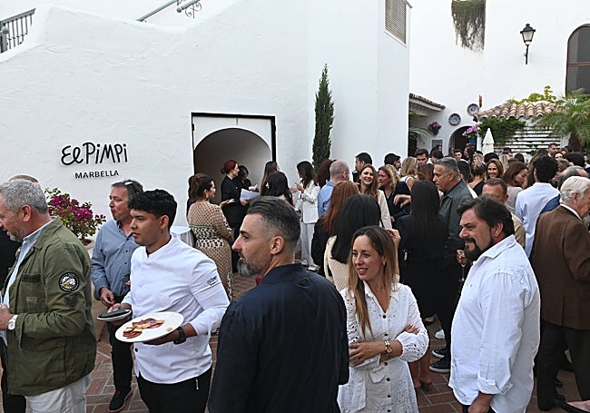 Atmosphere during the inauguration of El Pimpi Marbella.