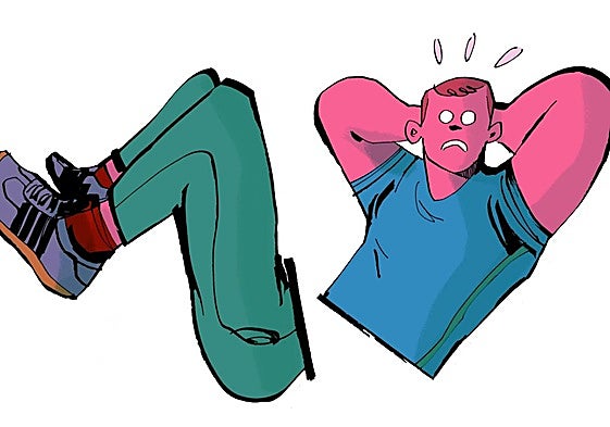 Working out to lose that belly fat