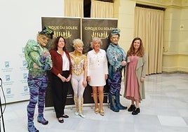 Cirque du Soleil recently presented the show at Malaga city hall.