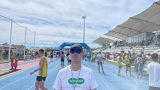 Carlos completes marathon challenge to help diabetes charity