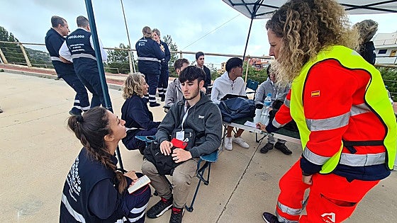Emergency services drill involves mountain, motorway and cable car