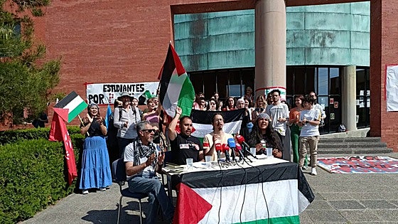 Palestine protest campers say they are staying 'indefinitely' outside Malaga university library