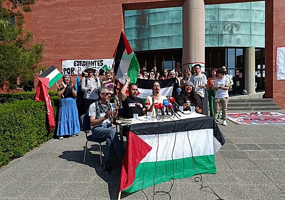 The protesters announced their next move at a press conference