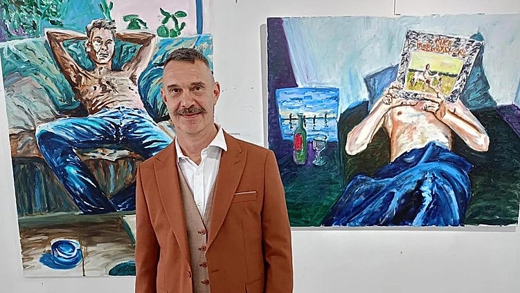 Painter Frank Notteboom brings Coast is Clear to Mojácar