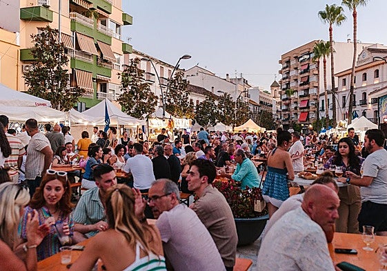 As it was last year, the Coín festival is being held at Plaza de la Alameda.