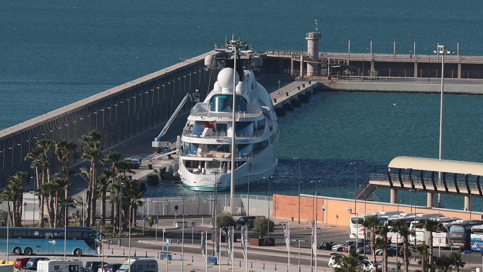 One of the world's largest megayachts calls at Malaga port - Vimarsana News