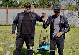 Moment of the launch of the jar into space.