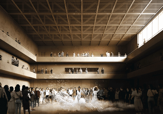 This is what Malaga's future dance and culture centre in Plaza de la Merced site will look like