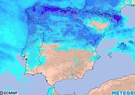 Rain is expected, especially in the northern half of the country, according to Aemet data.