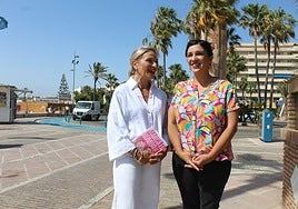 Morillas (right) and Morales in Marbella.