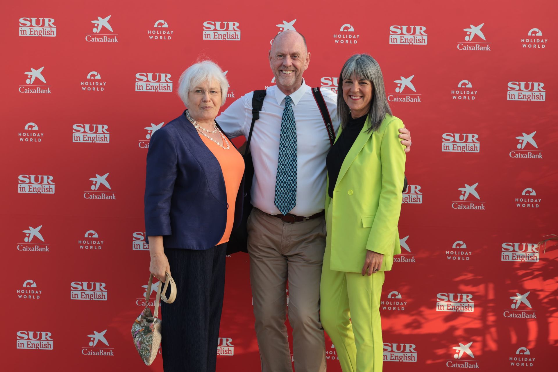 Liz Parry, former SUR in English editor, Karl Smallman, SUR in English and Áurea Peralta from Benalmádena town council.