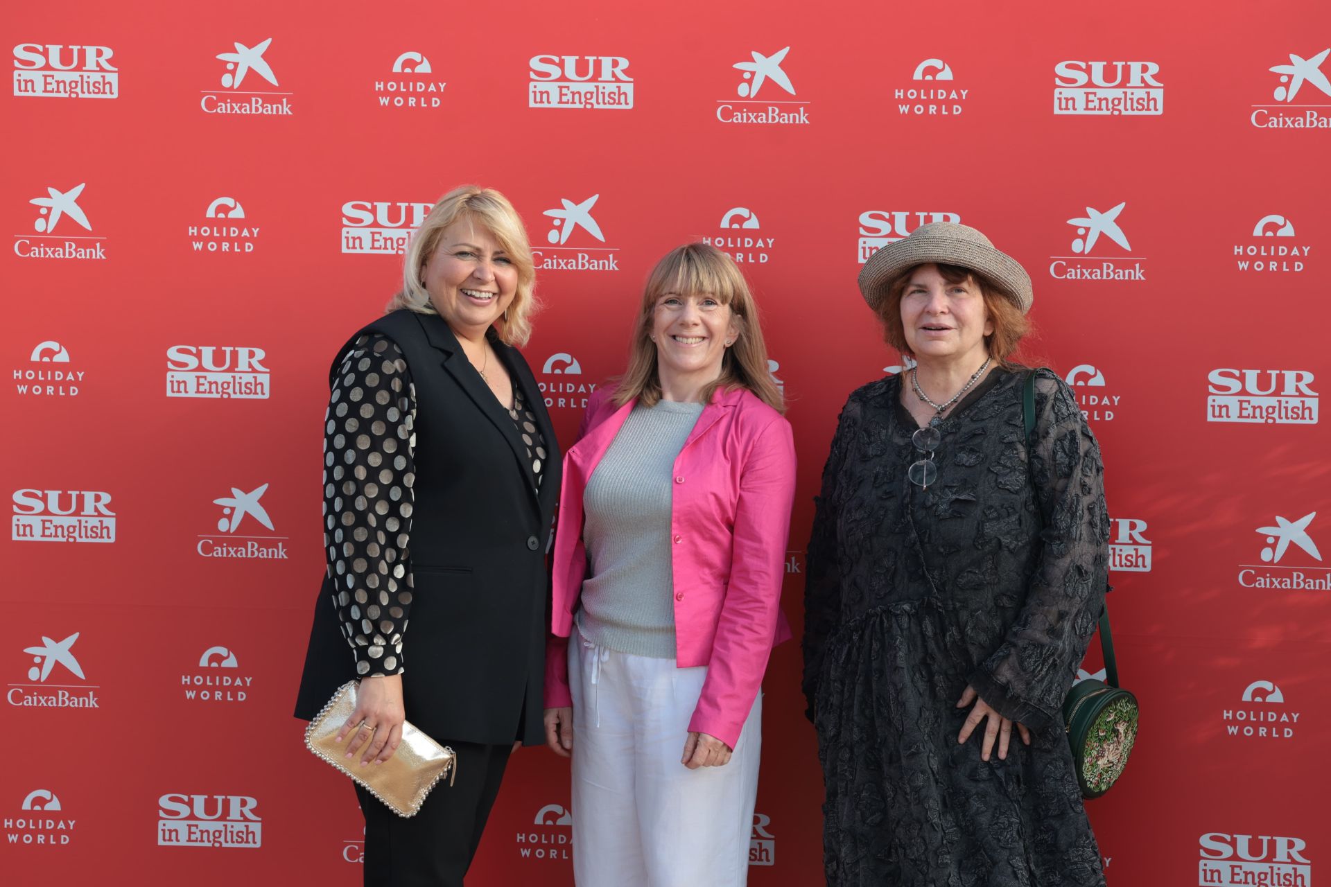 Ana María Muñoz, councillor for tourism at Nerja town hall, Jennie Rhodes, SUR in English and Dr Paula Anthony, Medical Director of Clinica Sta. Cecilia in Nerja. 